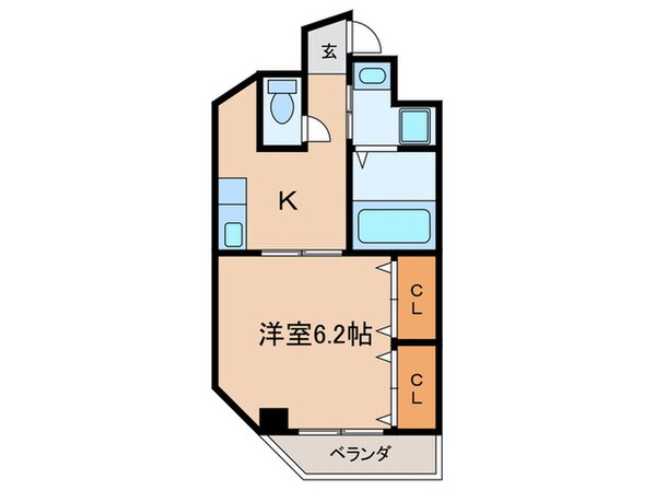 メゾンドアヴェルⅢの物件間取画像